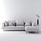 Modern Corner Sofa in a white background