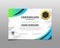 Modern corporate achievement award certificate template design