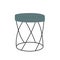 Modern cozy stool, furniture interior decor design for office room or home apartment