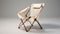 Modern Cream Folding Hammock Chair With Soft Armrests