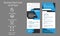 Modern and creative Business rack card  template