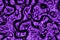 Modern creative purple bio terrifying surface computer art texture or background halloween illustration