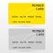 Modern credit card, business VIP card, member card