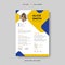 Modern Curriculum Vitae design template vector