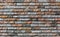 Modern decorative colored stone brick wall background