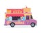 Modern Delicious Pancake Commercial Food Truck Vehicle Illustration