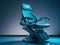 modern dental chair with a comfortable light. ai generative