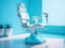 modern dental chair with a comfortable light. ai generative