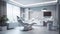 Modern dentists office with chair. Generative AI