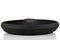 Modern design black ceramic fruit bowl