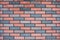 Modern designer multicolored brick wall, background, texture, architecture