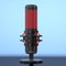 Modern Desktop Condencer Studio Microphone. 3d Rendering