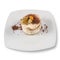 Modern dessert of creamy Tiramisu with physalis.