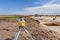 Modern device makes topographic measurements with laser, total center