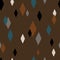 Modern diamond masculine seamless geometric motif pattern, fabric design manly background. Simplicity concept, small patch print