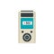 Modern dictaphone icon, flat style