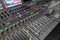 Modern Digital broadcast audio mixing console