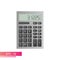 A modern digital calculator with symbols on the keys. Realistic design. On a white background. Equipment for office