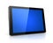 Modern digital tablet with blue screen