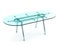 Modern dining glass table