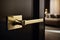 modern door handle, with sleek and minimalist design, for sleek and sophisticated look