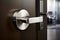 modern door handle, with sleek and minimalist design, for sleek and sophisticated look