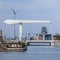 Modern drawbridge In Antwerp Port area, Belgium