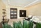 Modern Drawing-room interior in warm tones