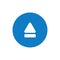Modern Eject Icon Button Logo