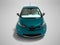 Modern electric car hatchback blue for travel trips 3D render on