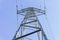 Modern electricity tower. Industry and electrical energy concept.