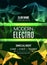 Modern Electro Music Party Template, Dance Party Flyer, brochure. Night Party Club Banner Poster.