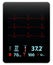 Modern Electrocardiogram Monitor Device Display