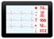 Modern Electrocardiogram Monitor Device Display