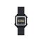 Modern electronic or quartz wristwatch icon flat vector illustration isolated.