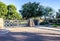 Modern Entrance Gate At Secured Subdivision