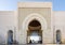 Modern entrance to traditional open air Agadir market, Morocco