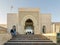 Modern entrance to traditional open air Agadir market, Morocco