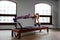 Modern equipment studio reformer for Pilates in the gym, Concept of recovery and rehabilitation, the instructor performs