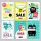 Modern eye catching social media sale banners