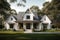 modern farmhouse with wrap-around porch and welcoming front door