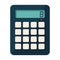 Modern finance calculator technology icon