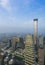 Modern financial district skyline in Beijing China