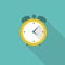 Modern Flat Time Management Vector Icon for Web