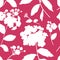 Modern floral blossom seamless pattern