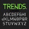 Modern font Trends, alphabet