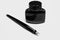 Modern fountain pen with black ink refill