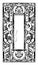 Modern French Architectural Frame has an oblong shape in the middle, vintage engraving