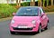 Modern fun pink small car