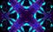 Modern and futuristic abstract digital neon background kaleidoscope pattern ideal for technology